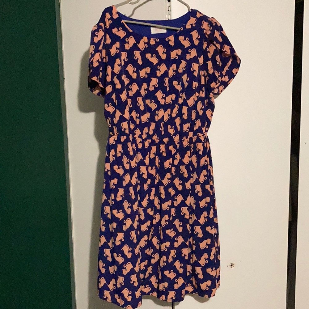 ModCloth cat dress 1X
